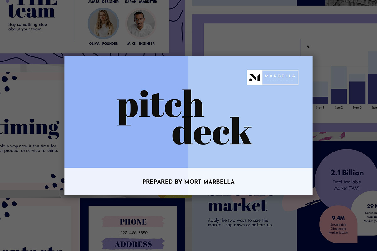 Pitch or Sales Deck Designs